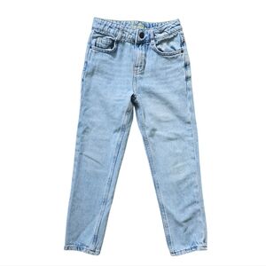 Mini Boden Everyday Straight Leg Kids' Light Wash Jeans, Size 8Y 128cm